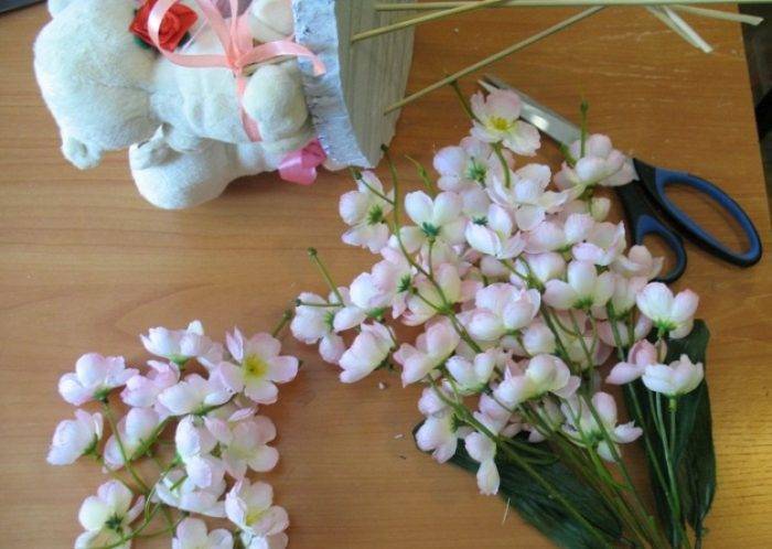 Букетик из мягких игрушек