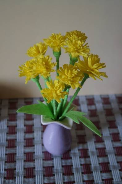 Брелок из вискозной салфетки