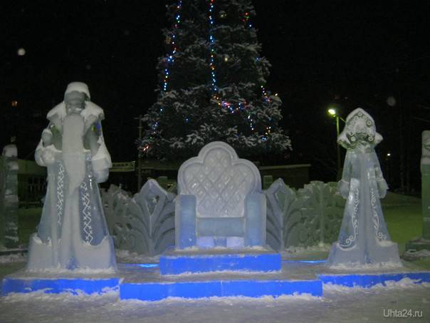 Ледяной подсвечник